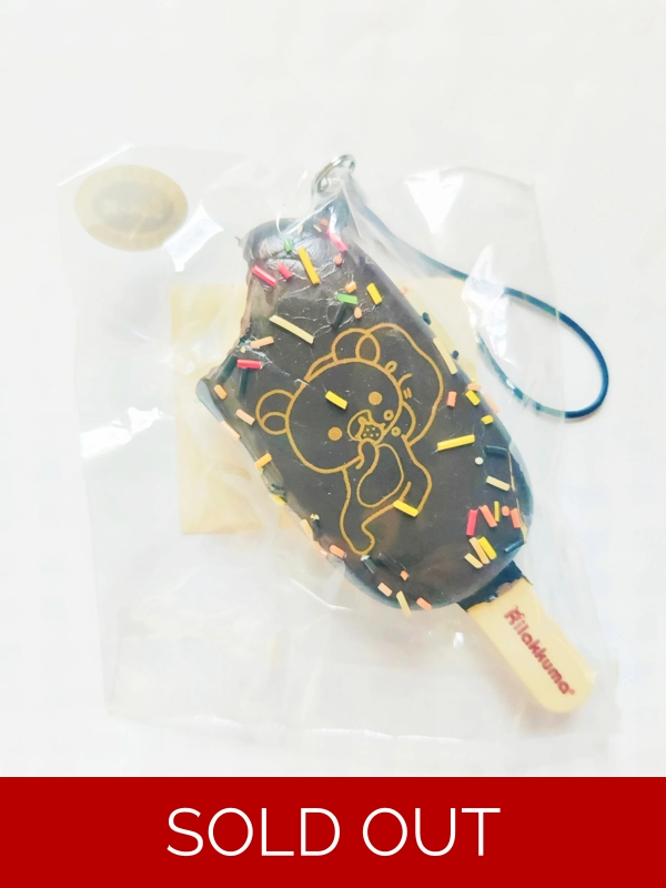 San-x Rilakkuma Squishy Ice Cream Bar Strap (check)